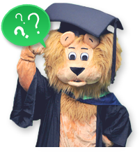 A Graduated Lion with questions in mind