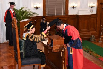 Conferment of Degree of Doctor of Laws <i>honoris causa</i>  upon the Honourable Mr Justice Roberto Alexandre Vieira RIBEIRO