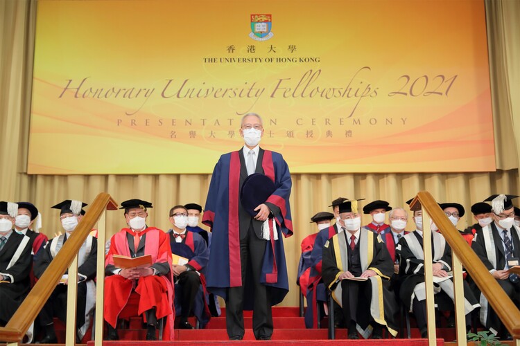 Mr Leong Ka-chai, Honorary University Fellow 2021 