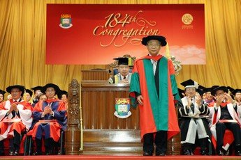 Conferment of the degree of Doctor of Social Sciences <i>honoris causa</i> upon Dr John CHAN Cho Chak