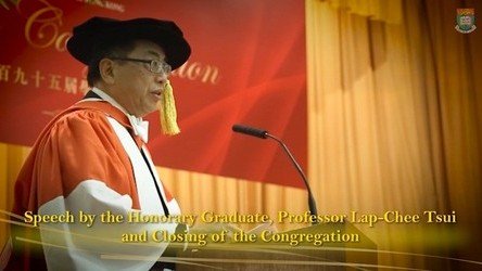 Speech by Professor Lap-Chee TSUI and Closing of the Congregation