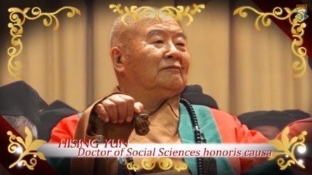 Conferment of the Honorary Degree upon The Venerable Master Hsing Yun