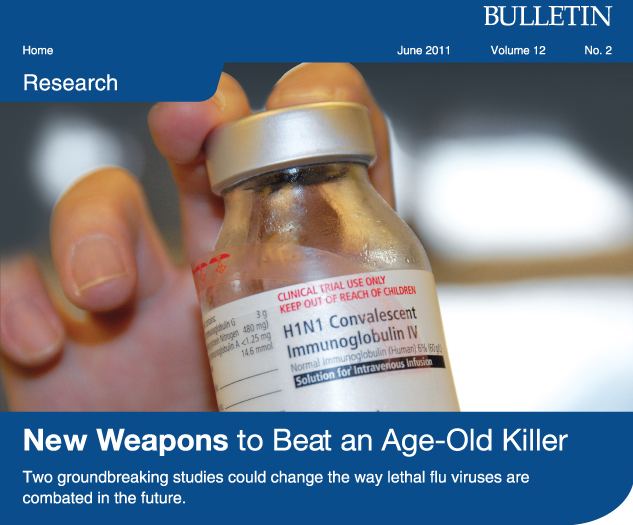 New Weapons to Beat an Age-Old Killer
Two groundbreaking studies could change the way lethal flu viruses are combated in the future.
