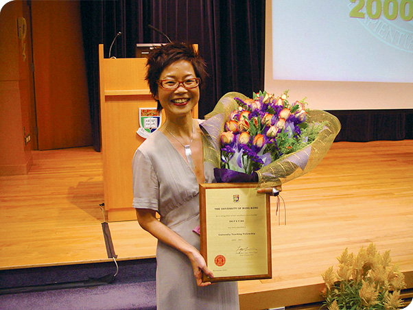 Dr Petula Ho was awarded the University Teaching Fellowship 2000–2001.