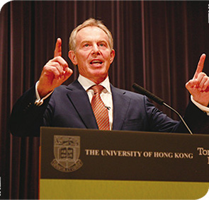 Mr Blair discusses the impact of faith and globalisation on Hong Kong and the wider world.