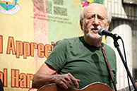Peter Yarrow advocates education and global harmony with his music.