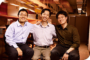 From left: Dr Edmund Lam Yin-mun, Dr Hayden So Kwok-hay (Leader) and Dr Kenneth Wong Kin-yip